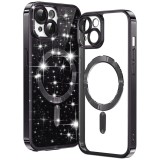 Techsuit - Luxury Glitter MagSafe - iPhone 14 - Black