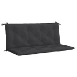 Cumpara ieftin Perna banca de gradina, negru, 120x(50+50)x7cm, material oxford