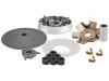 Variator Revo GY6 50-80cc, kit complet: carcasa, role, bucsa 14mm, ghidaje, coroana, ventilator