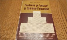 FUNDAREA PE LOESSURI SI PAMINTURI LOESSOIDE - Vladimir D. Dianu, Octav I. Cosovliu - Editura Academiei, 1984, 231 p. cu figuri in text