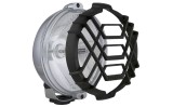Proiector auto Wesem 12/24V bec H3, 152x81mm rotund, sticla alba si carcasa cromata, cu lumina de drum , 1 buc.