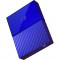 Hard disk extern WD My Passport New 3TB 2.5 inch USB 3.0 Blue