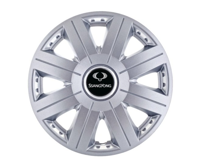 Set 4 capace roti Cosmos cromat R16 pentru gama auto SsangYong