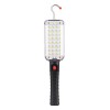 Lampa lucru cu 34 LED-uri elSales ELS-859 cu prindere magnetica, acumulator integrat, agatatoare, negru