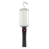 Lampa lucru cu 34 LED-uri elSales ELS-859 cu prindere magnetica, acumulator integrat, agatatoare, negru