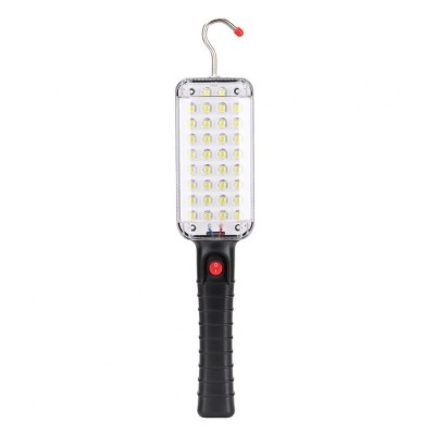 Lampa lucru cu 34 LED-uri elSales ELS-859 cu prindere magnetica, acumulator integrat, agatatoare, negru foto