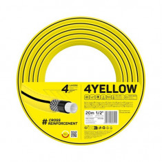 Furtun gradina, Cellfast Yellow, 4 straturi, 1/2", 20 m GartenVIP DiyLine