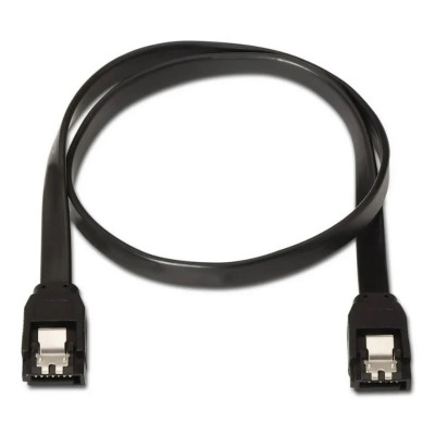 Cablu SATA3 date Active, pentru hdd / ssd / dvd, ACTIVE , 40cm, clips metalic, sata III 3, negru foto