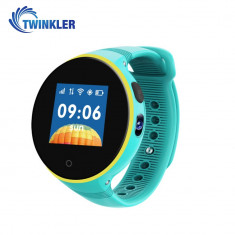 Ceas Smartwatch Pentru Copii Twinkler TKY-S669 cu Functie Telefon, Localizare GPS, Camera, Pedometru, SOS, Rezistent la apa - Turcoaz foto