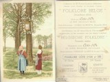 NI923 Folklore belge, Editi&eacute; par C&ocirc;te d&rsquo;Or, Le bon chocolat belge, Folklore C&ocirc;te d&rsquo;Or No 185, Deuxi&egrave;me s&eacute;rie