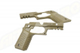 SISTEM GRIP PLUS RAIL PENTRU 1911 - TAN