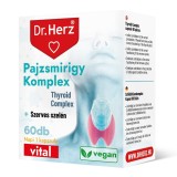Capsule vegane pentru glanda tiroida cu seleniu organic Dr Herz 60 buc