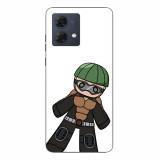 Husa compatibila cu Motorola Moto G84 Silicon Gel Tpu Model One Punch Man Mumen Rider