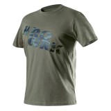 Tricou de lucru olive Urban din bumbac, marimea L, NEO Tools