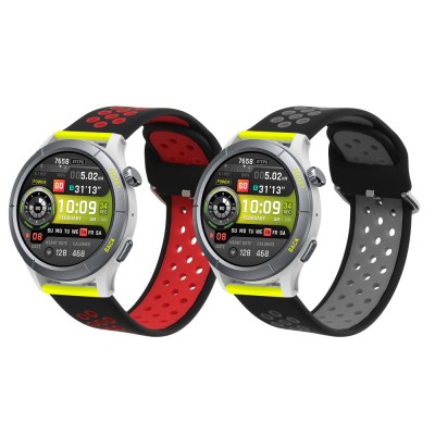 Set 2 Curele Kwmobile pentru Amazfit Cheetah/ZEPP E, Multicolor, Silicon, KWM000024TZ001C foto