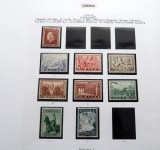Grecia 1937&ndash;1938 &ndash; Serii comemorative și istorice, 9 timbre MNH -GB