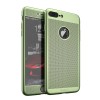Husa apple iphone 7 plus ipaky full cover 360 air cu gauri verde + folie sticla, Flippy