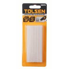 Set de 12 batoane de adeziv cu topire termica 7x100 mm, Tols
