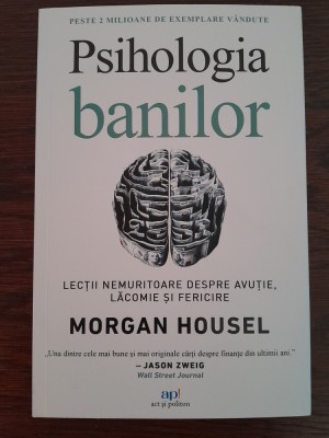 Morgan Housel Psihologia banilor foto