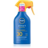 NIVEA SUN Protect &amp; Moisture spray autobronzant hidratant SPF 30 270 ml