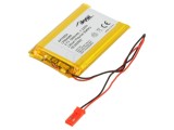 Baterie Li-Po 3,7V 1950mAh AKYGA cu cabluri și conector JST SYP-02T-1