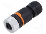 Conector M12 mufă 4 pini mamă 250V IP67 pe cablu LAPP