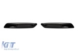Indicatori de tuning tip F10 potriviti pentru BMW E82, E88, E90, E91, E92, E93, E60, E61 cu baza fumurie si cadru negru, stanga + dreapta Performance