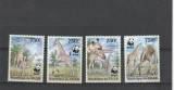 Nigeria 2013-WWF,Fauna,Girafe,serie 4 valori,MNH,Mi.2142-2145, Nestampilat
