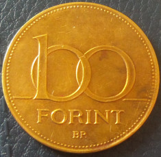 Moneda 100 FORINTI - UNGARIA, anul 1995 *cod 4017 foto