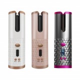 Cumpara ieftin Ondulator ceramic de par rotativ, fara fir, cu display LCD, reincarcabil USB