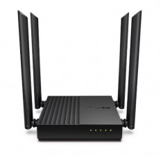 ROUTER TP-LINK wireless 1200Mbps MU-MIMO 4 porturi Gigabit 4 antene externe Dual Band AC1200 &amp;amp;quot;Archer C64&amp;amp;quot; (include timbru verde 1.5 lei) foto