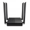 ROUTER TP-LINK wireless 1200Mbps MU-MIMO 4 porturi Gigabit 4 antene externe Dual Band AC1200 &amp;quot;Archer C64&amp;quot; (include timbru verde 1.5 lei)