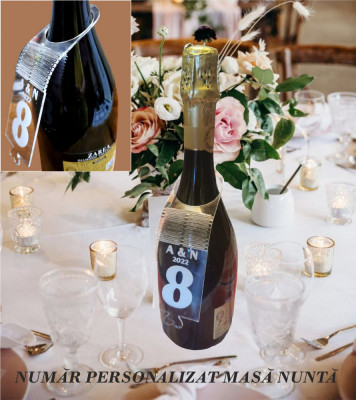 Numar masa nunta personalizat foto