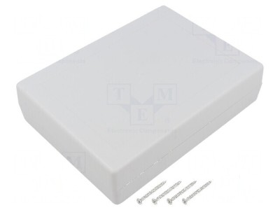 Carcasă universală ABS gri deschis 139,5mm x 190mm x 47mm foto