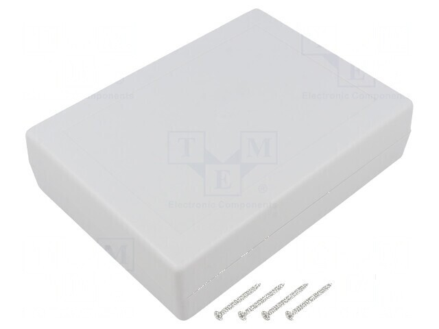 Carcasă universală ABS gri deschis 139,5mm x 190mm x 47mm