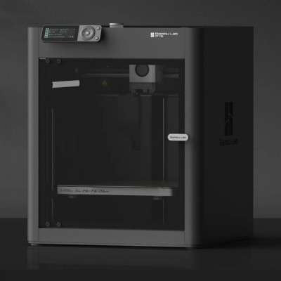 Imprimanta industriala 3D Bambu Lab P1S cu o viteza de 500 mm s si o suprafata de printare 256 x 256 x 256 mm foto