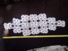LOT 3 MILEU MACRAME / MACRAMEU - LUCRAT MANUAL 70 CM /15 CM..