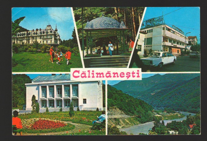 CPIB 17975 CARTE POSTALA - CALIMANESTI. MOZAIC, AUTOTURISM
