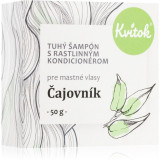 Kvitok Tea tree șampon solid pentru par gras 50 g