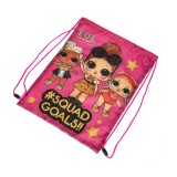 Sac Sport pentru copii, model LOL Surprise, roz, 42x34cm