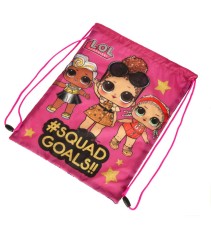 Sac Sport pentru copii, model LOL Surprise, roz, 42x34cm