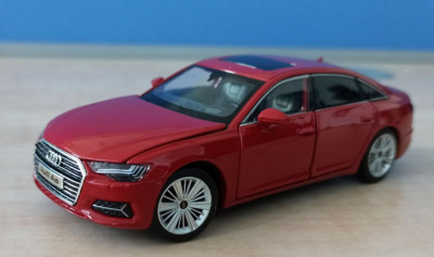 Macheta Audi A6 C8 (Typ 4K) 2018 rosu - Tayumo 1/32 foto