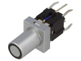 Comutator Tastatură SPST-NO LED Argintiu 12V