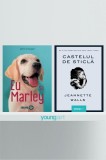 Pachet cărți inspirate din viața reală (Eu și Marley, Castelul de sticlă)