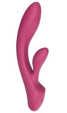 Vibrator Iepuras Raya, 12 Moduri Vibratii, Silicon Lichid, USB Magnetic, Mov, 19.5 cm, Mokko Toys, Velvet Obsession