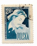 Polonia - Al treilea Concurs International al violonistilor Henryk Wieniawski, 1957 - obliterat