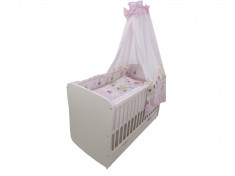 Lenjerie MyKids Teddy Play Pink M2 5+1 Piese M2 140x70 cm foto