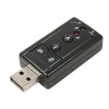Placa de sunet USB 2.0 A la 2x 3.5 mm stereo Jack casti + microfon plug&play Sistem 7.1 virtual volume control + mute