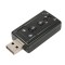 Placa de sunet USB 2.0 A la 2x 3.5 mm stereo Jack casti + microfon plug&amp;play Sistem 7.1 virtual volume control + mute