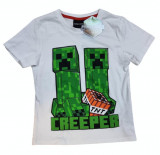 Tricou Minecraft ORIGINAL Creeper TNT 5-12 ani + Bratara CADOU !!, YL, YM, YS, YXL, YXS